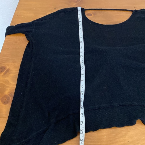 We The Free Black Sheer Open/Twist Back Top - Picture 10 of 10
